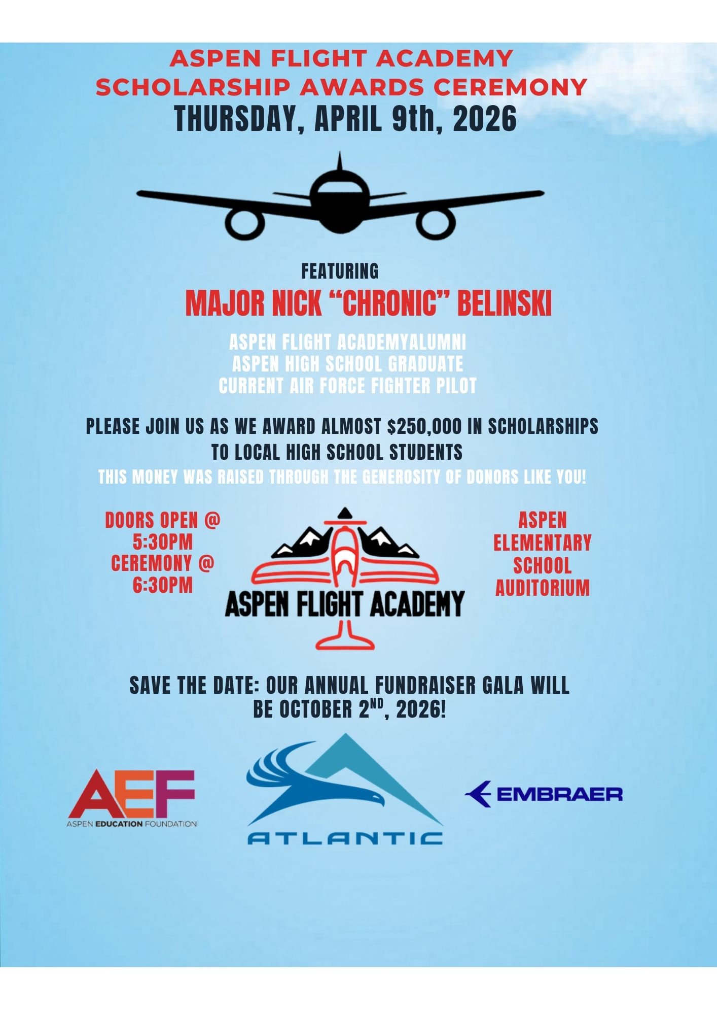 Aspen Flight Academy Scholarship Awards